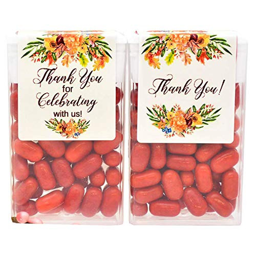 24 Fall Party Labels for Tic Tac® Favor  Bridal Shower Tic Tac® Stickers  Favor Labels