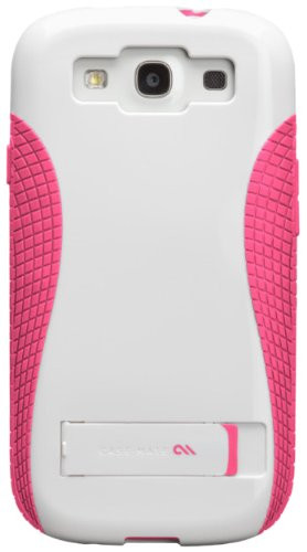 Case-Mate CM021160 POP 2 Case with Stand for Samsung Galaxy S III - 1 Pack - Retail Packaging - White Pink