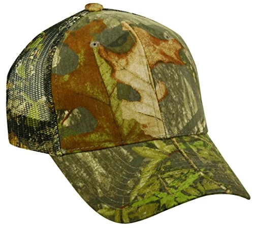 Mossy Oak Adjustable Closure Blank Mesh Back Camo Cap