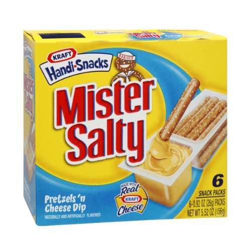 Kraft Handi-Snacks Mister Salty Pretzels _n Cheese Dip Snack
