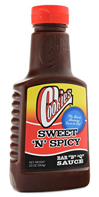 Cookies Sweet N Spicy BBQ Sauce  20 Ounce