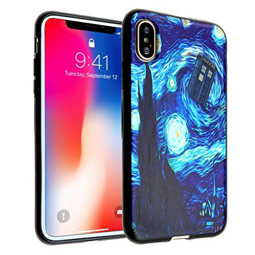 iPhone Xs Max Case Tardis Starry Night DURARMOR FlexArmor Rubber Flexible Bumper Shockproof Ultra Slim TPU Case Drop Protection Cover for iPhone Xs Max- Dr. Who Tardis Starry Night iPhone Xs Max Case Tardis Starry Night DURARMOR FlexArmor Rubber Flexible Bumper Shockproof Ultra Slim TPU Case Drop Protection Cover for iPhone Xs Max- Dr. Who Tardis Starry Night