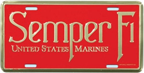 Mitchell Proffitt U.S. Marine Semper Fi License Plate