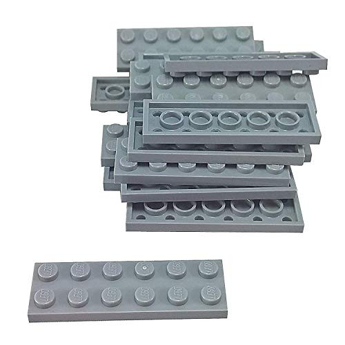 LEGO Parts and Pieces  Light Gray -Medium Stone Grey- 2x6 Plate x20