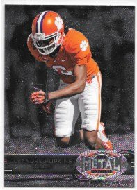 DeAndre Hopkins 2013 Fleer Retro Metal Universe Clemson Tigers Card M-114