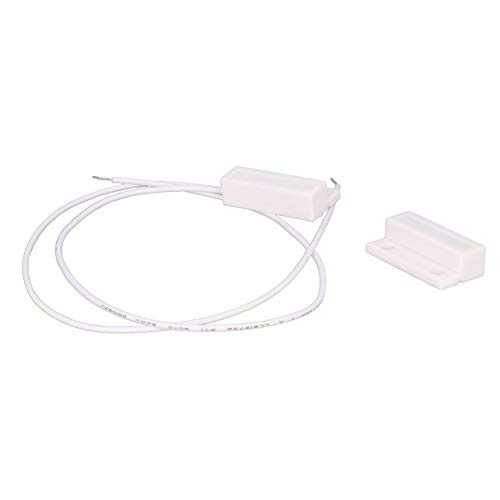 Fielect MC-38 Surface Mount Wired N.C. Door Sensor Alarm Magnetic Reed Switch White