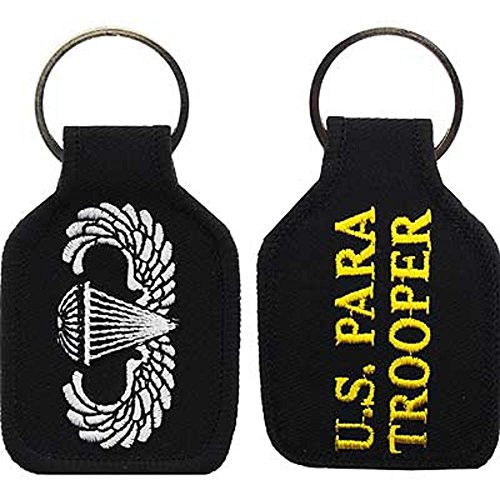 FindingKing U.S. Army Paratrooper Wings Keychain 2 3 4inch