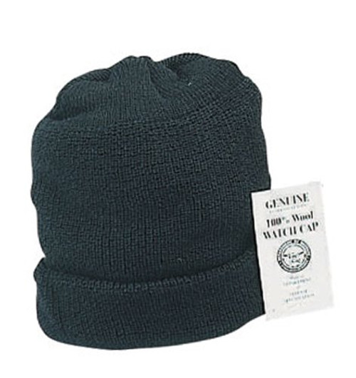 Rothco Genuine U.S.N Wool Watch Cap  Black