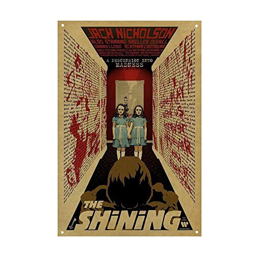The Shining Film Movie Vintage Retro Tin Sign Metal Sign TIN Sign 7.8X11.8 INCH The Shining Film Movie Vintage Retro Tin Sign Metal Sign TIN Sign 7.8X11.8 INCH
