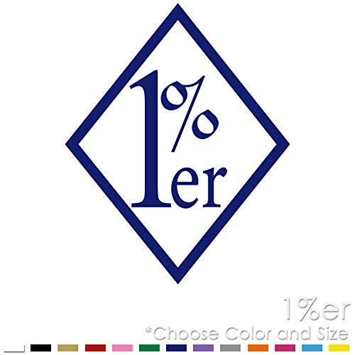 1 Percent  er One Percent Outlaw Support Vinyl Decal Sticker -OL-02-