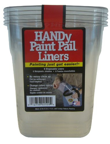 Handy 3655-0440 Paint Pail Liners  Pack of 6