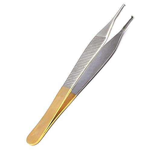 T C ADSON Tissue KOCHER Forceps 1X2 Teeth 4.75inch  with Tungsten Carbide Inserts