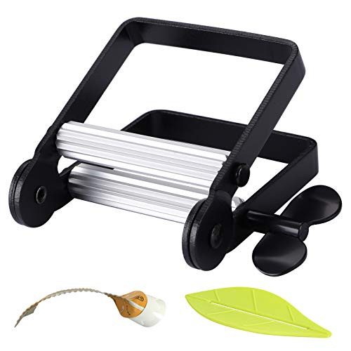Toothpaste Squeezer Metal Toothpaste Tube Squeezer Paint Tube Wringer for Artist Hair Salon Painter
-Black- Toothpaste Squeezer Metal Toothpaste Tube Squeezer Paint Tube Wringer for Artist Hair Salon Painter
-Black-