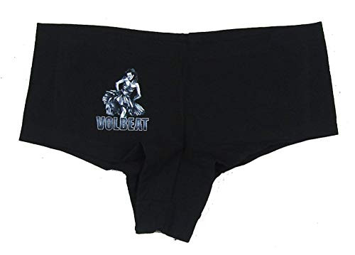 Volbeat Shady Lady Booty Shorts Panties -S- Black