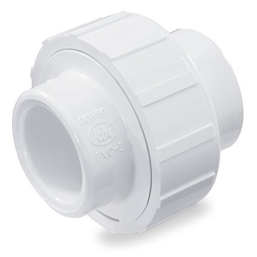 King Brothers Inc. WU-0750-S 3 4-Inch Slip PVC Schedule 40 Union  White by King Brothers Inc.