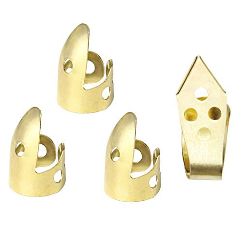 N A Tmtop Finger Picks 4pcs lot Guitar Finger Picks Fingerstyle Plectrum Thumb Picks