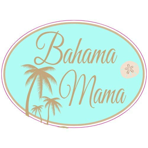 U.S. Custom Stickers Bahama Mama Palm Tree Sticker  3inch