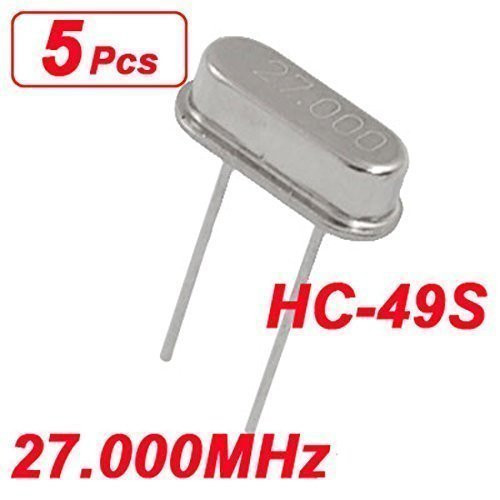 uxcell 5 x 27.000 MHz 27MHz Crystal HC-49 S Quartz Oscillator