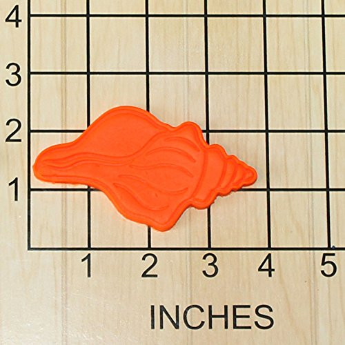Conch Seashell 2 Shape Fondant Cookie Cutter and Stamp 1409