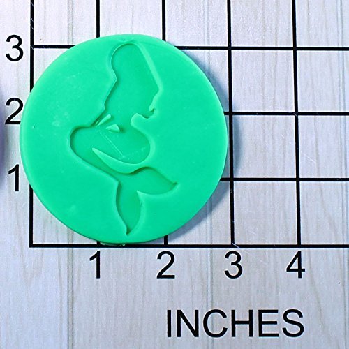 Mermaid Shaped Fondant Cookie Cutter and Stamp 1527
