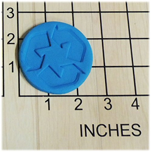 Recycle Sign Symbol Fondant Cookie Cutter and Stamp 1328