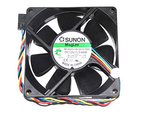 For DELL P N 725Y7 Fan  SUNON 808020mm MF80201VX-Q010-S99 12V 3.84W 4Wire 8cm Cooling Fan