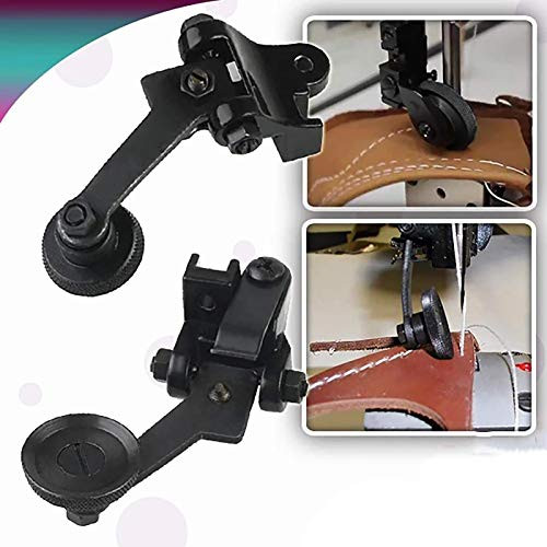 BYyushop Roller Presser Foot for Sewing Machine Leather Presser Foot Sewing Machine Roller Industrial Sewing Machine Parts Black Sewing Machine Accessories for Factory Black S BYyushop Roller Presser Foot for Sewing Machine Leather Presser Foot Sewing Machine Roller Industrial Sewing Machine Parts Black Sewing Machine Accessories for Factory Black S