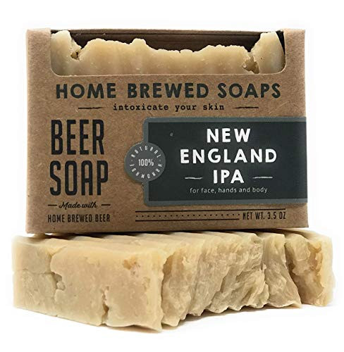 Beer Soap  Handmade Soap  1-3.5 oz New England IPA Beer Soap Bar  Home Brewed Soaps