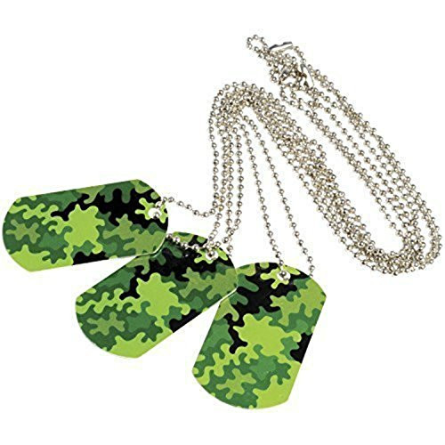 U.S. Toy Camouflage Camo Metal Dog Tags -Lot of 24-