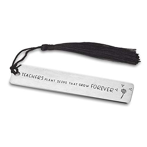 CJ and M Teacher Bookmark - Personalized Bookmark - Thank You Gift for Teacher - Gift from Student - Teacher Book Mark -Teacher Appreciation Gift