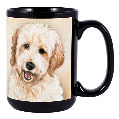 Goldendoodle Dog Breed Traits Ceramic Stoneware 15 Ounce Mug