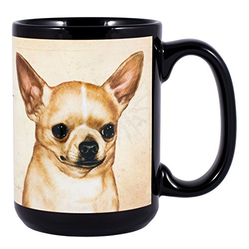 Chihuahua Dog Breed Traits Ceramic Stoneware 15 Ounce Mug