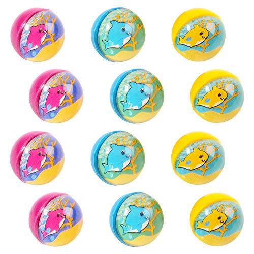 U.S. Toy Shark Baby Bouncing Balls - 12 Count - Kid_s Birthday Party Aquatic Themed Events Halloween Classroom Supplies Rewards Giveaways Party Favors Outdoor Activity U.S. Toy Shark Baby Bouncing Balls - 12 Count - Kid_s Birthday Party Aquatic Themed Events Halloween Classroom Supplies Rewards Giveaways Party Favors Outdoor Activity