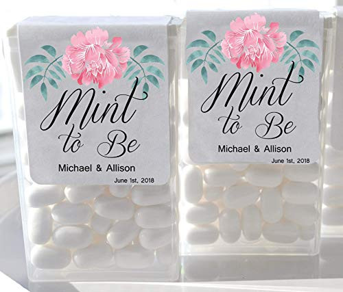 24ct Personalized Tic Tac Labels - Pink Hibiscus MINT TO BE Candy Wedding Favor Labels 24ct Personalized Tic Tac Labels - Pink Hibiscus MINT TO BE Candy Wedding Favor Labels