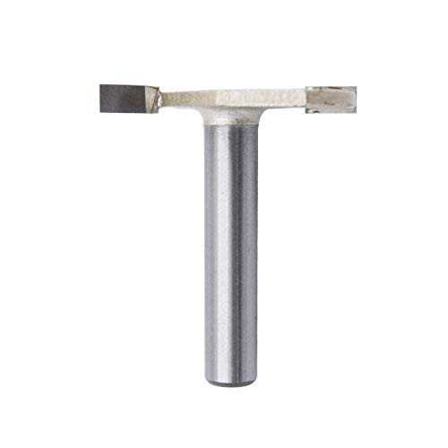 TIDEWAY T Slot Router Bit Carbide Tipped Router Bit Wood Milling Cutter Woodworking Drill Bit 1 4inch  Shank 1 8inch  Cutting Depth
