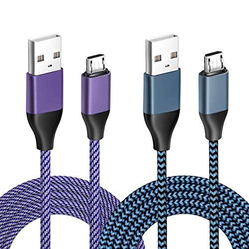 PS4 Controller Charging Cable 10FT Long Nylon Braided Micro USB Sync Cord for Xbox One S X Controller  Playstation 4  PS4 Slim PS4 Pro DualShock 4 Controller Charger and Play Cord