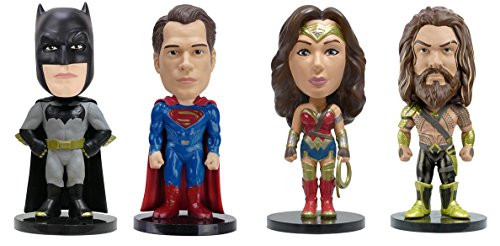 Funko Wacky Wobbler: Batman vs Superman - Minis Action Figure (4 Pack)