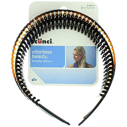 Scunci Effortless Beauty Headbands 2 ea -Pack of 4-