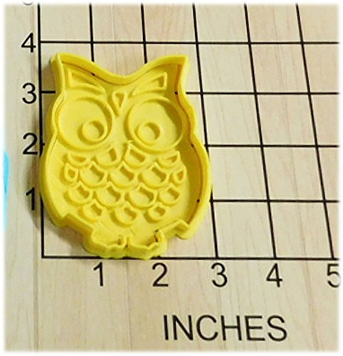 Wise Owl Bird Shape Cookie Cutter and Stamp 1009