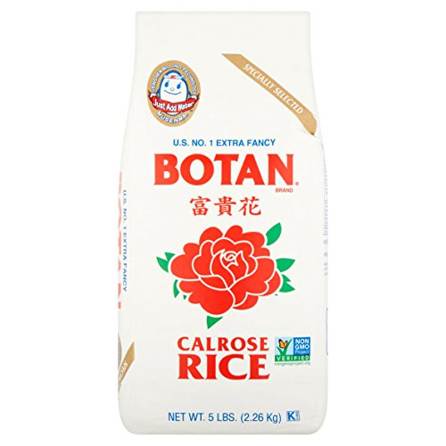 Botan Calrose Rice  5 lb U.S. No. 1 Extra Fancy