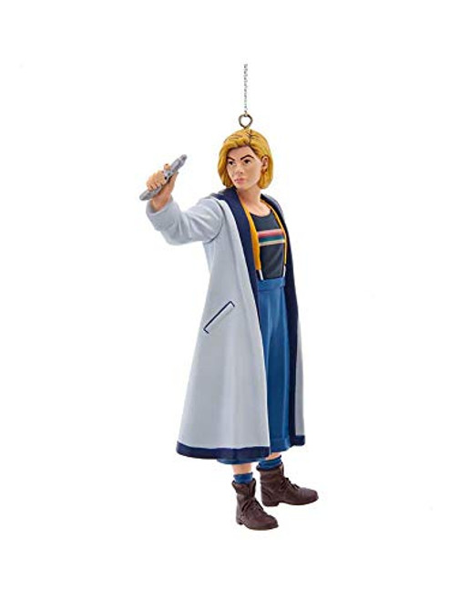 Kurt Adler DW1201 Doctor Who 13th Doctor with Sonic Screwdriver Hanging Ornament 5-inch Height Plastic Kurt Adler DW1201 Doctor Who 13th Doctor with Sonic Screwdriver Hanging Ornament 5-inch Height Plastic