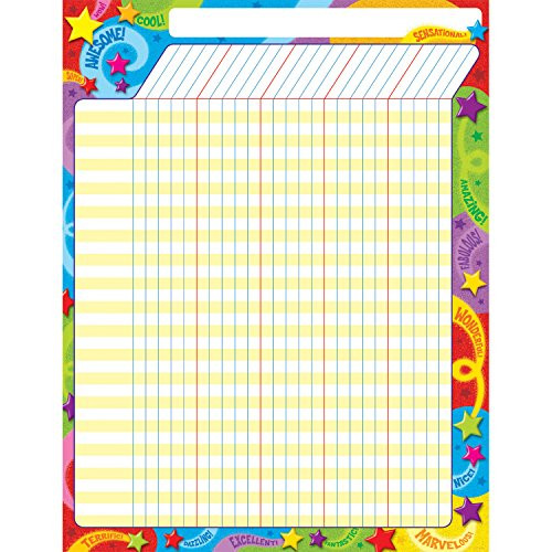 TREND enterprises  Inc. Praise Words n Stars Incentive Chart  17inch  x 22inch
