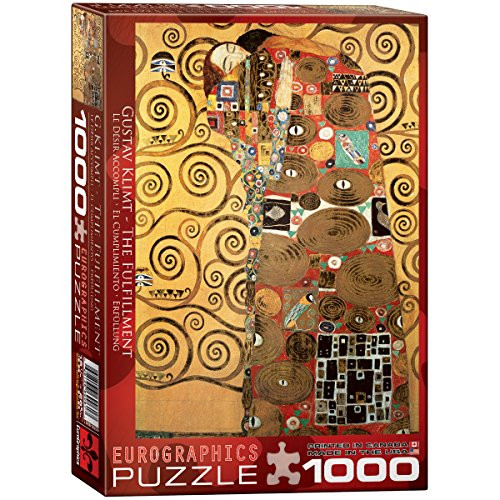 EuroGraphics The Fulfillment by Gustav Klimt 1000 Piece Puzzle