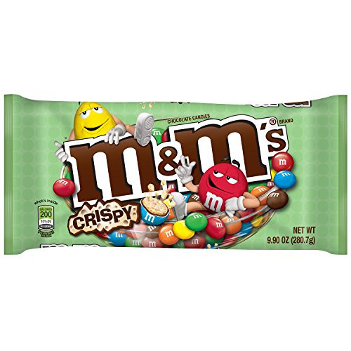 M and M_S Crispy Chocolate Candy 9.9-Ounce Bag
