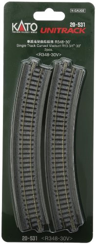 Kato KAT20531 N 348mm 13-3 4inch  Radius 30-Degree Viaduct -2-