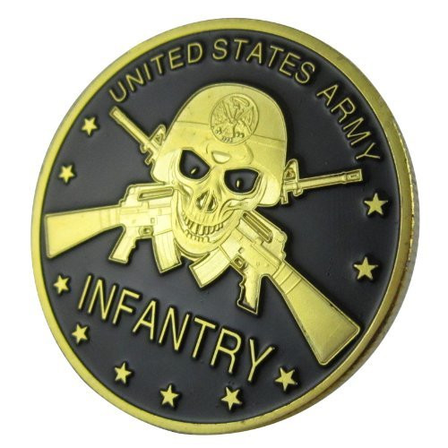 U.s. Army Infantry 24KT GP Challenge Coin 1002