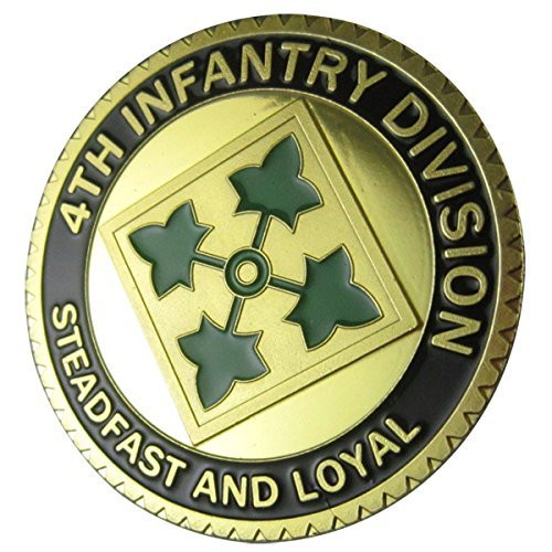 lovesports2013 U.S. Army 4th Infantry Division Steadfast and Loyal GP Coin 1073