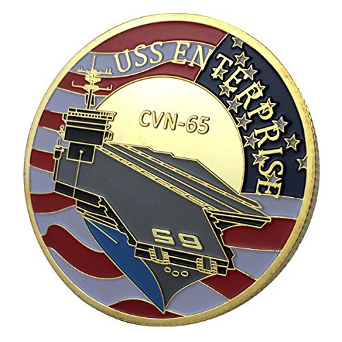 U.S. Navy USS Enterprise   CVN-65 GP Challenge Coin 1135