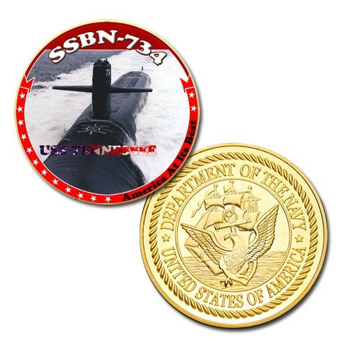 U.S Navy USS TENNESSEE SSBN-734 GP Challenge coin