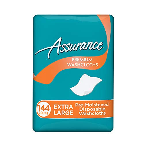 Assurance Premium XL Disposable Washcloths  144 Ct